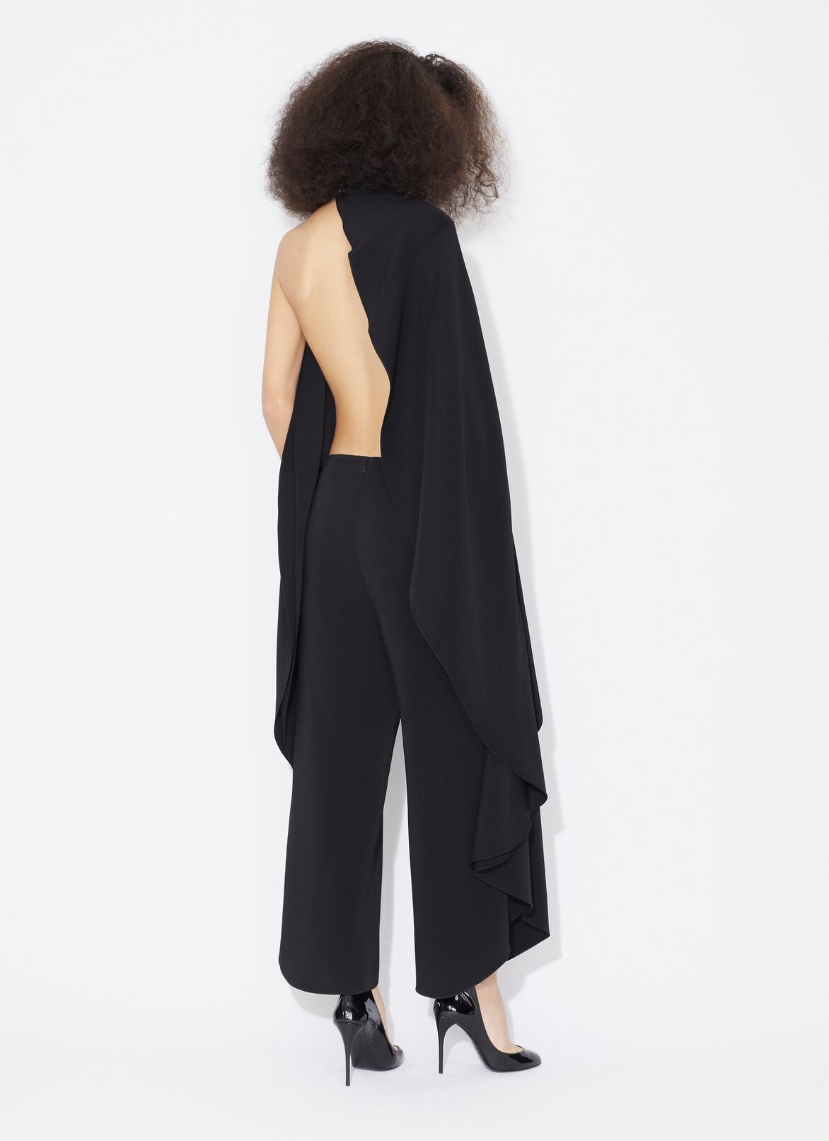 BACKLESS JUMPSUIT ALAÏA BLACK BACKLESS JUMPSUIT